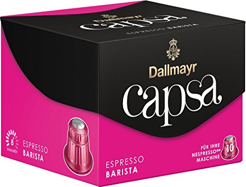 Dallmayr Kaffee Capsa Espresso Barista Kaffeekapseln, 5er Pack (5 x 10 Kapseln)