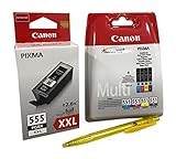Original Druckerpatronen für Canon PIXMA iX6850, MX725/ 925 (black XXL + (4er))