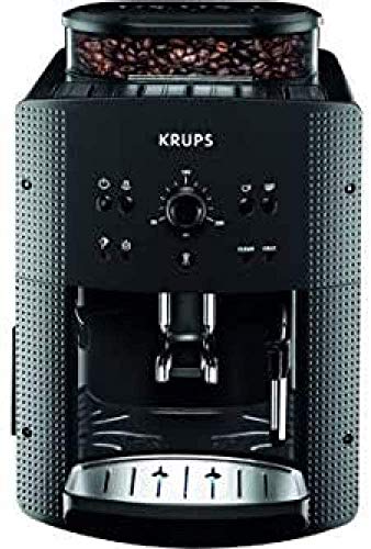 Krups Espressomaschine EA 810B, 1,7 l, Farbe Schwarz, Kaffeevollautomat, freistehend, integriertes Mahlwerk, 1.450 W, Titan