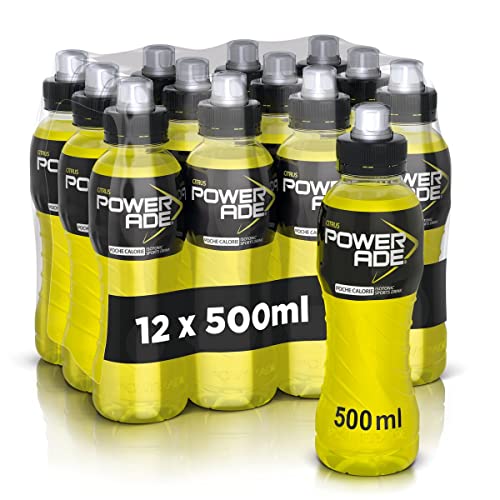 Powerade Citrus Charge - Drink isotonische Sport erfrischende Zitrus-Aroma - Flasche 500 ml