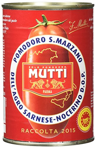 Mutti San Marzano D.O.P. Schältomaten, 6er Pack (6 x 400 g)