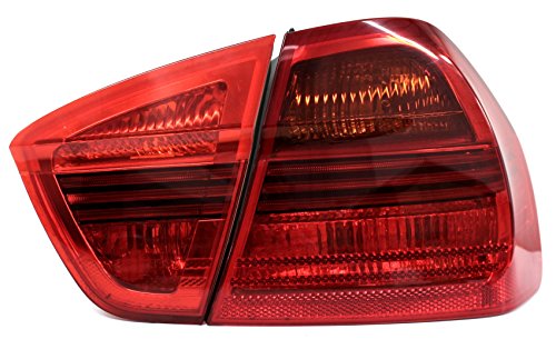 Finest Folia Rückleuchtenfolie Rückleuchten Folien Set (Red, E90 Limousine C013)