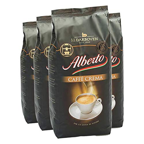 Alberto Café Crèma Kaffee Bohnen 100% Arabica 4x1 kg