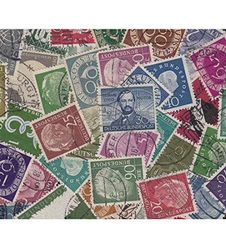 Goldhahn BRD Bund 50er-Jahre gestempelt mit Nr. 150 Briefmarken für Sammler