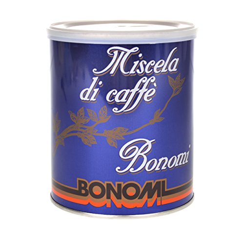 Bonomi Kaffee Espresso Blu Miscela Di Caffe, 250g gemahlen