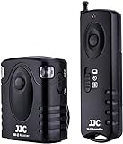 JJC JM-B Funk Fernauslöser für Nikon D850 D810 D800 D700 D500 D300 D300s D5 D4 D4s D3 D3s D3x D2H D2x D2Xs D1 D1x D1h DSLR/SLR Kamera, Ersetzen Nikon MC-30 Fernbedienung Drahtauslöser