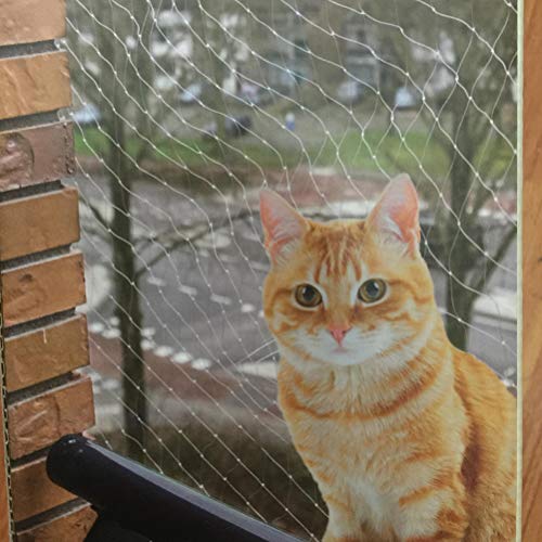BTSEURY Katzenschutznetz, UV-beständiges Nylon Katzensicherheitsnetz für Windows, Balkon