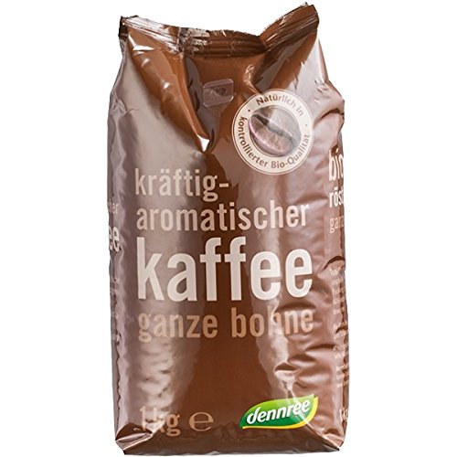 dennree Röstkaffee, ganze Bohne (1 kg) - Bio