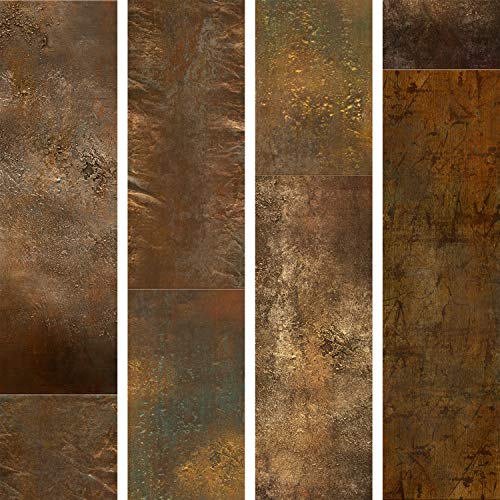 murando - PURO TAPETE - Realistische Tapete ohne Rapport und Versatz 10m Vlies Tapetenrolle Wandtapete modern design Fototapete - Abstrakt Textur Gold f-A-0541-j-a