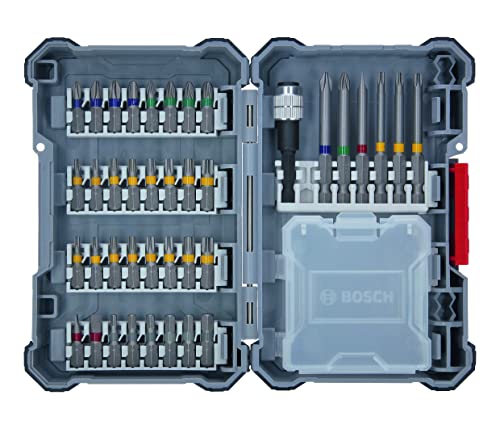 Bosch Professional 40-tlgs. Bohrer Bit Set (Pick and Click, extra harte Schrauber Bits, mit Universalhalter) - Amazon Edition