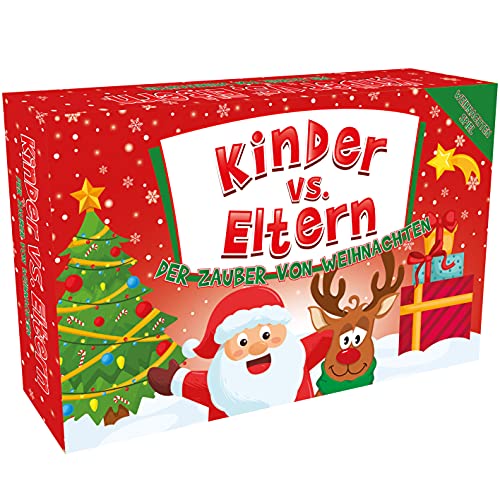 Familienquiz für Kinder Weihnachten Spiel für Kinder Quizspiel für die Familie | Kinder Contra Eltern Der Zauber von Weihnachten | Alter 6+