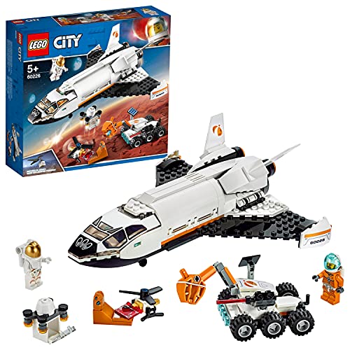 LEGO 60226 City Mars-Forschungsgruppe, Weltraum-Spielzeug, Raumschiff mit Astronaut-Figur und Drohne, Konstruktionsspielzeug inspiriert von NASA