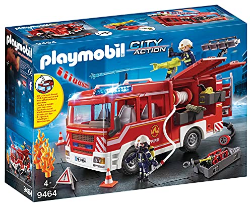 PLAYMOBIL City Action 9464 Feuerwehr-Rüstfahrzeug, mit Licht und Sound, ab 4 Jahren
