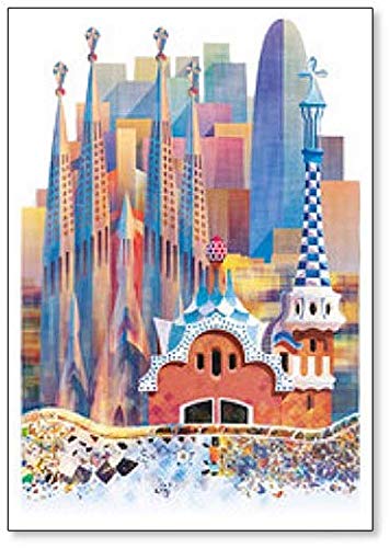 Barcelona Sagrada Familia Kühlschrankmagnet