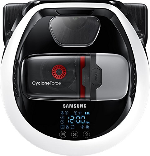Samsung VR7000 VR1GM7030WW/EG POWERbot Saugroboter (80W, extra starke Saugkraft ideal für Teppiche und Tierhaare, saubere Ecken, WLAN und App, Alexa, Fernbedienung, Startzeit-Vorwahl) weiß