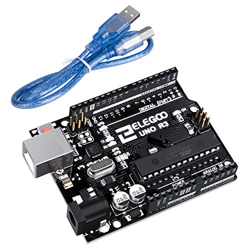 ELEGOO UNO R3 Mikrocontroller Board Hauptplatine mit USB Kabel Kompatibel mit Arduino Entwicklungsumgebung