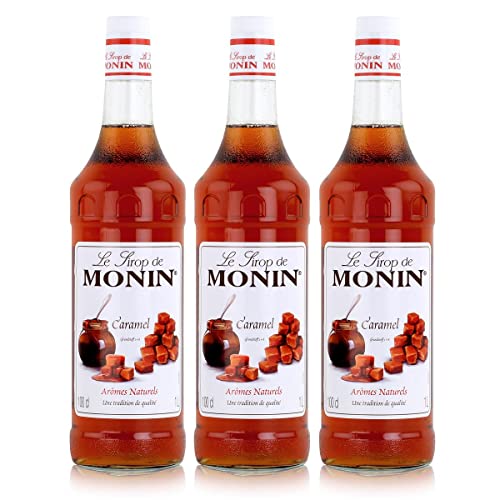 Monin Sirup Caramel, 1,0L 3er Pack