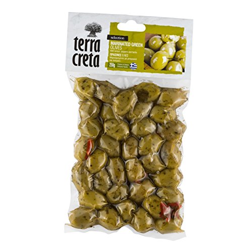 Terra Creta - marinierte grüne Oliven (vakuum) 225g