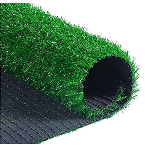 Mysida Artificial Grass WJ Kunstrasen-Teppich-Plastikkindergarten-Fälschungs-Rasen-Simulations-Rasen-Innenbalkon-Dach-Verschlüsselung Dekoration Im Freien (Color : T 2.5cm, Size : 2 * 1m)