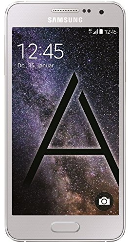 Samsung Galaxy A3 Smartphone (4,5 Zoll (11,4 cm) Touch-Display, 16 GB Speicher, Android 4.4) platinum silver