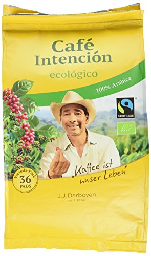 J.J. Darboven Cafe, Intencion ecologico Pads, 3er Pack (3 x 252 g)