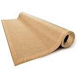 casa pura® Sisal Teppich aus Naturfasern mit Bordüre aus Baumwolle | pflegeleicht | Größe wählbar (Natur, 200 x 290 cm)