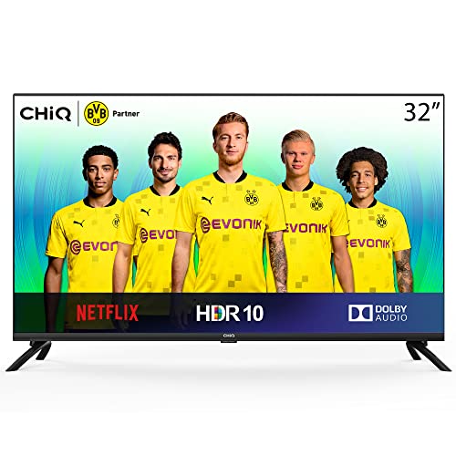 CHiQ 32 zoll (80cm) HD smart TV, L32H7N, prime video, netflix, youtube, triple tuner