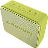 Grundig GBT Jam+ Lime Bluetooth Lautsprecher, Soundbox, 3.5 W RMS, Bluetooth 5.3, bis zu 30 Meter Reichweite, bis zu 30 Std. Akkulaufzeit, Powerbank-Funktion, Freisprechfunktion, Wasserdicht, Orange