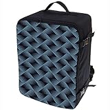 Handgepäck für Ryanair Multifunktions Handgepäck Rucksack gepolstert Flugzeugtasche Handtasche Reisetasche Rucksack gepolstertkoffer für Flugzeug Größe 40x25x20cm Blaue Punkte [102]