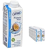 all in® LIGHT Protein Water Maracuja 14 x 250 ml - Low Carb Vital Drink für Post Workout oder zum Abnehmen | fettfreies Protein Wasser
