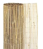 Windhager Sichtschutzmatte Mitake, Zaunmatte aus Bambus, Bambusmatte, Sichtschutz-Zaun aus naturbelassenen Bambus, Blickschutz, 150 x 300 cm, 06685