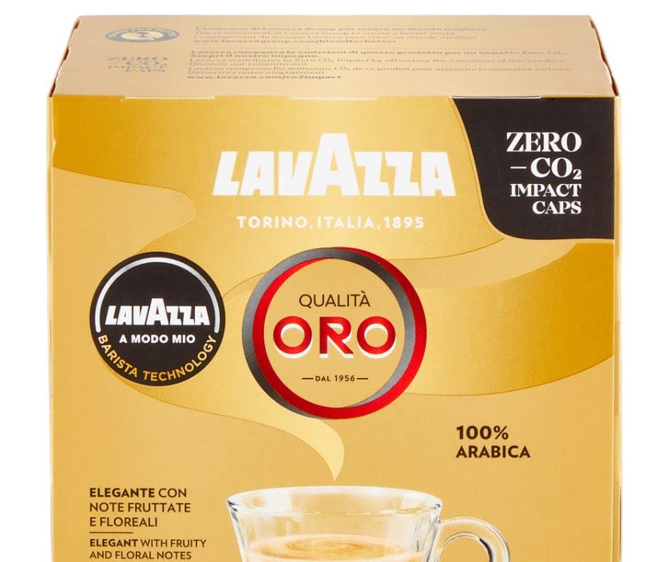 Lavazza A Modo Mio Qualita Oro, Kaffee, Kaffeekapseln, Arabica, 120 Kapseln
