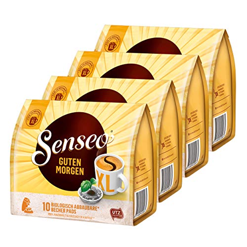 Senseo Kaffeepads Guten Morgen XL, Stark & Intensiv, Kaffee Pads, 4er Pack