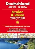 Shell Straßen & Reisen 2019/20 Deutschland 1:300.000, Alpen, Europa (Shell Atlanten)