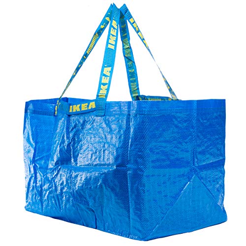 Ikea FRAKTA Tragetaschen in blau; (71l); 10 Stück