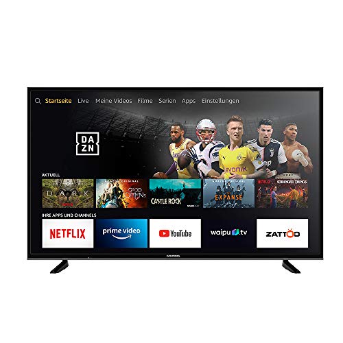 Grundig Vision 7 - Fire TV (49 VLX 7010) 123 cm (49 Zoll) Fernseher (Ultra HD, Alexa-Sprachsteuerung, HDR) schwarz [Modelljahr 2019]