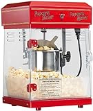 Rosenstein & Söhne Popcornmaschine: Profi-Retro-Popcorn-Maschine 'Cinema' mit Edelstahl-Topf im 50er-Stil (Popcornmaschine Cinema)