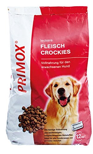 Primox Fleisch Crockies - Hundefutter/Hunde Snacks, 1er Pack (1 x 12 kilograms)