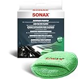 SONAX MicrofaserPflegePad (1 Stück) für gleichmäßiges Auftragen von Kunststoffpflegemitteln im Innenraum und ein gründliches Ergebnis, Art-Nr. 04172000
