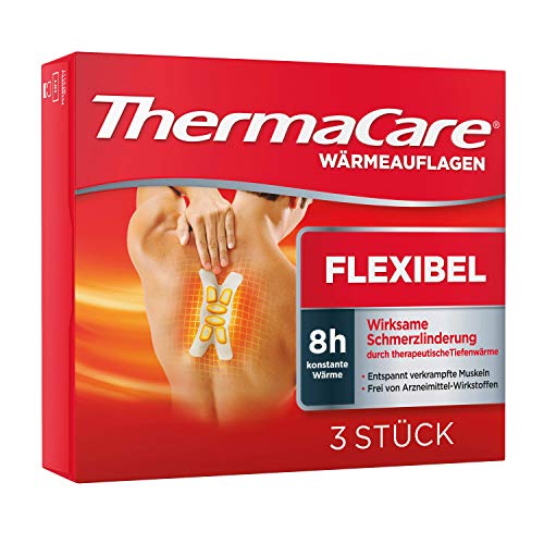 ThermaCare flexible Anwendung Wärmeauflagen für Nacken, Schulter, Rücken oder Lenden – 3 Stück pro Packung