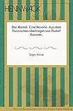 Der Mantel. Eine Novelle. Aus dem Russischen übertragen von Rudolf Kassner.