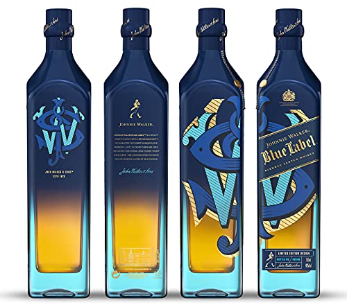 Johnnie Walker Blue Label | Blended Scotch Whisky | limitierte Auflage 2021 | Bestseller unter den Whisky Blends | handverlesen aus schottischen Gefilden | 40% vol | 700ml Einzelflasche |