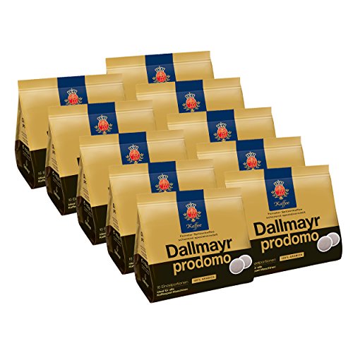 Dallmayr Prodomo Kaffeepads, für alle Pad Maschinen, Röstkaffee, Spezialveredelt, 160 Pads, á 7 g