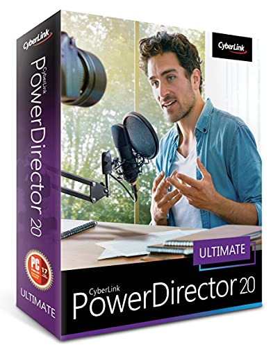 CyberLink PowerDirector 20 Ultimate | Professionelle Videobearbeitung | Lebenslange Lizenz | BOX | Windows
