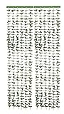 Maximex Blättervorhang Liane - Türvorhang, Insektenschutz, Polyester, 90 x 190 x 1 cm, Moosgrün