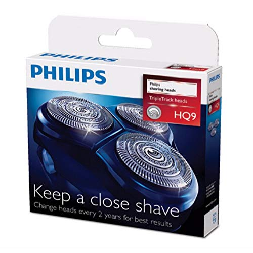 Philips hq9/50 hq9/40 hq9/52 Philishave Norelco triple track 3 Replacement shaving heads for Speed-XL and Smart Touch-XL cutters and foils (does not include head frame) by Philips