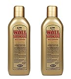 2x WOLL SHAMPOO 2x1L mit LANOLIN gold Waschmittel Wollschampoo Reinigungsmittel Fellreinigung 57