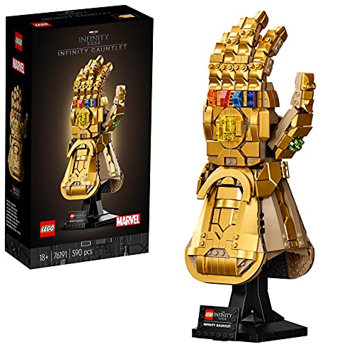 LEGO 76191 Marvel Super Heroes Infinity Handschuh, Avengers Set für Erwachsene mit dem Gauntlet von Thanos, Fanartikel