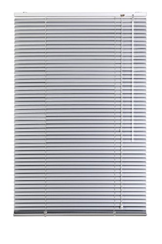 Lichtblick Jalousie Aluminium, 60 cm x 160 cm (B x L) in Silber, Sonnen- & Sichtschutz, aber auch Verdunkelungs-Rollo, für Fenster & Türen