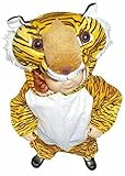 Ikumaal Tiger-Kostüm, AN28 Gr.80-86, für Klein-Kinder, Babies, Tiger-Kostüme für Fasching Karneval, Kleinkinder-Karnevalskostüme, Kinder-Faschingskostüme, Geburtstags-Geschenk Weihnachts-Geschenk…